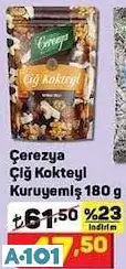 ÇEREZYA ÇİĞ KOKTEYL KURUYEMİŞ 180G